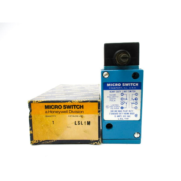 MICRO SWITCH LSL4M 600VAC 10A NSMP