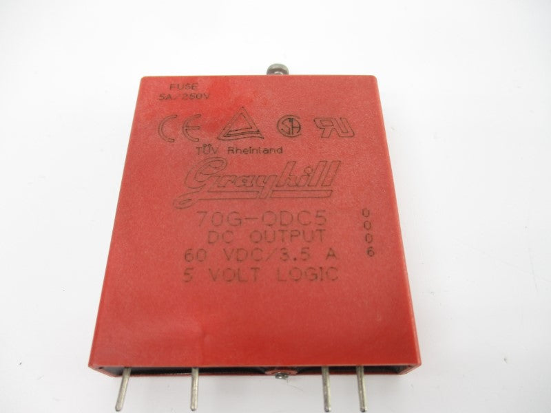 GRAYHILL 70G-ODC5 60VDC 3.5A ( AS PICTURED) NSNP
