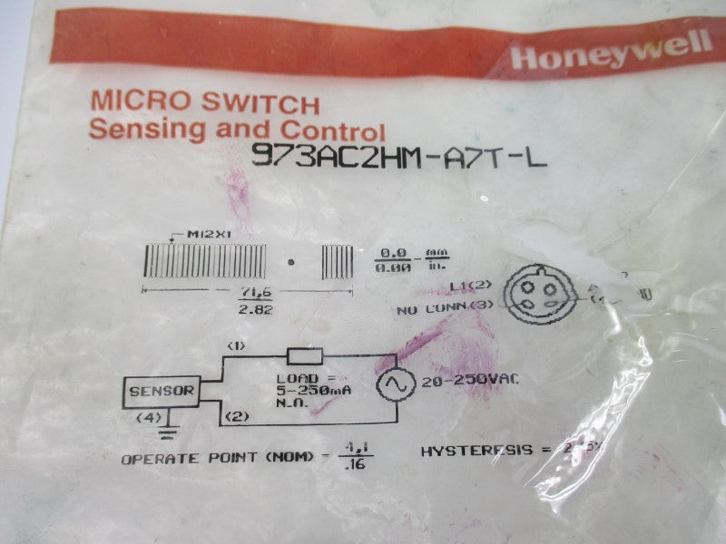 HONEYWELL 973AC2HM-A7T-L 20-250VAC NSMP