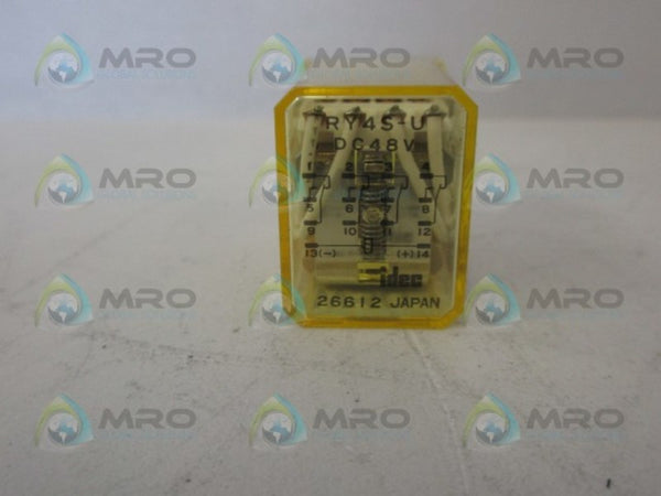 IDEC RY45-U DC48V RELAY UNMP