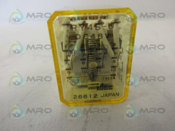 IDEC RY45-U DC48V RELAY UNMP