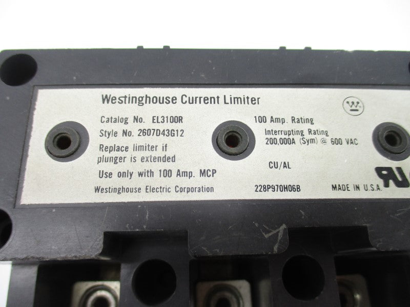 WESTINGHOUSE EL3100R 600VAC 100A NSNP
