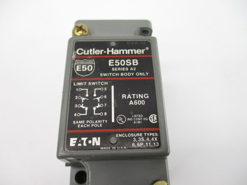 CUTLER HAMMER E50SB SER. A2 W/ E50RBM SER. A1 (AS PICTURED) NSNP