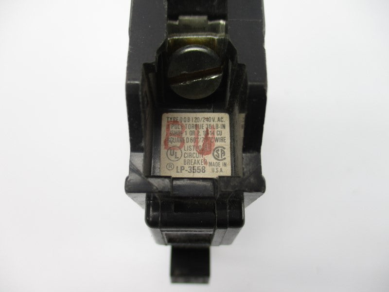 SQUARE D QOB115 120/240VAC 15A (AS PICTURED) UNMP