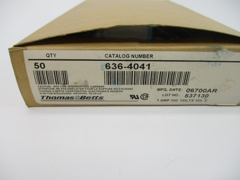 THOMAS&BETTS 636-4041 100V 1A (PGK OF 50) NSMP