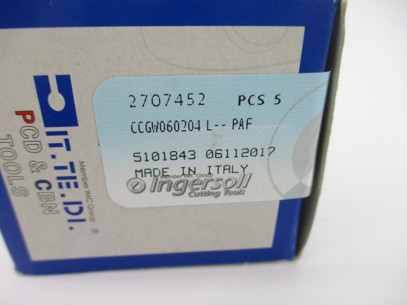 INGERSOLL 2707452 CCGW060204L (PKG OF 5) NSMP