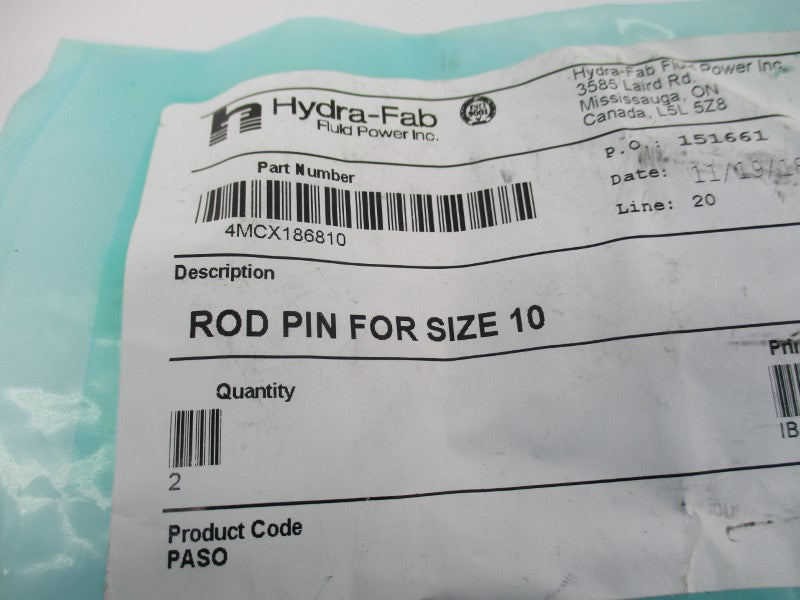 HYDRA FAB 4MCX186810 (PKG OF 2) NSMP
