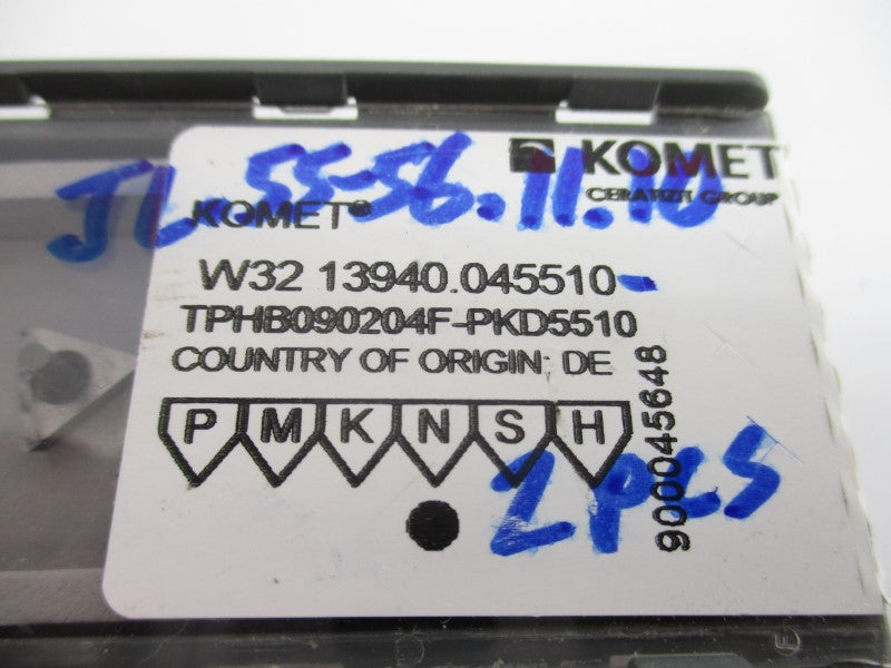 KOMET TPHB090204F-PKD5510 W3213940.045510 (PKG OF 2) NSMP