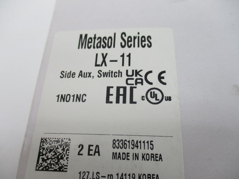 LS ELECTRIC LX-11 240V 10A (PKG OF 2) NSMP