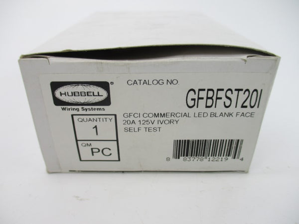 HUBBELL GFBFST20I 125V 20A NSMP