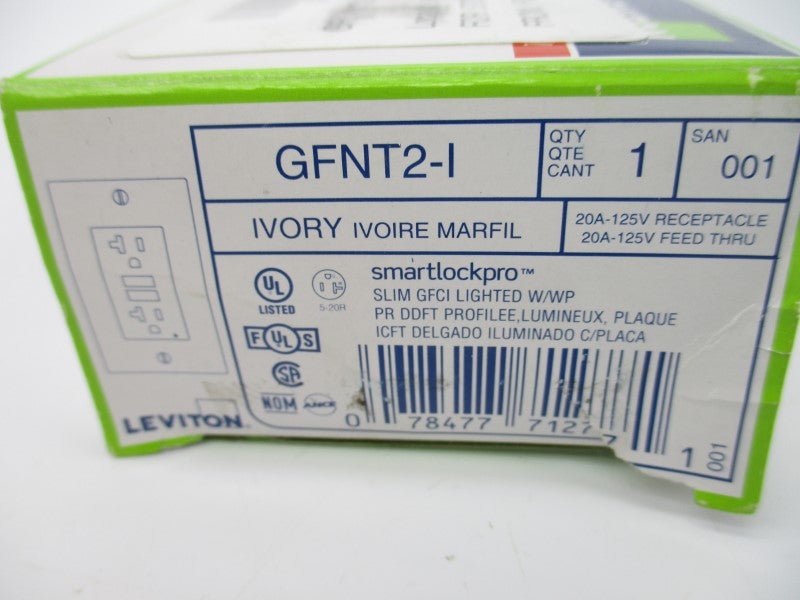 LEVITON GFNT2-I 125V 20A NSMP
