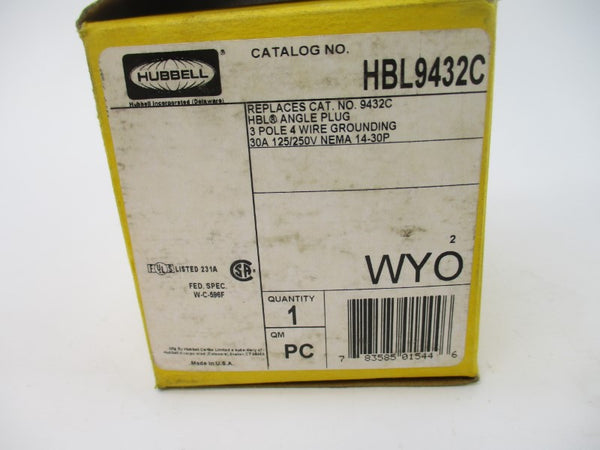 HUBBELL HBL9432C 125/250V 30A NSMP