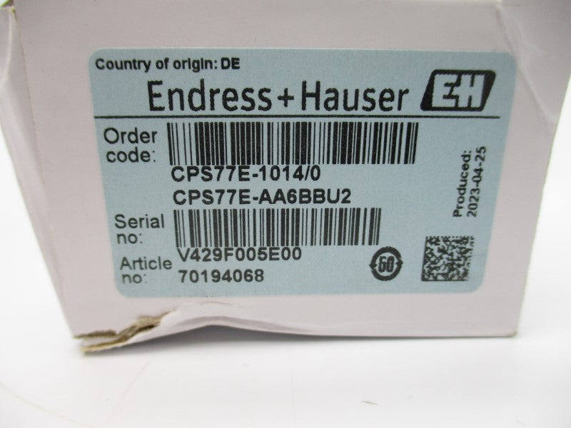 ENDRESS+HAUSER CPS77E-1014/0 NSMP