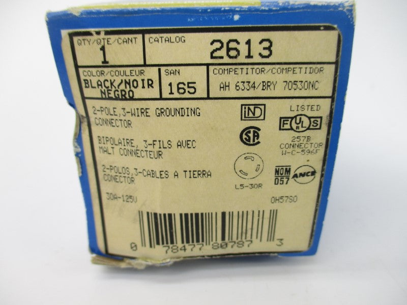 LEVITON 2613 125V 30A NSMP