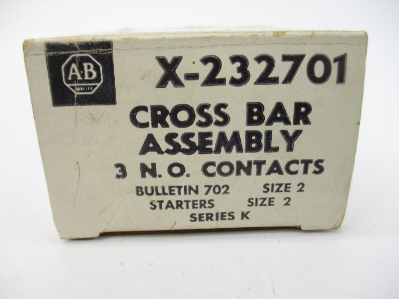 ALLEN BRADLEY X-232701 SER. K (BK/WH) NSMP