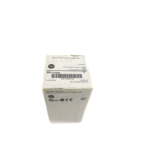 ALLEN BRADLEY 800T-FX2D4 SER. T (WH) NSFS