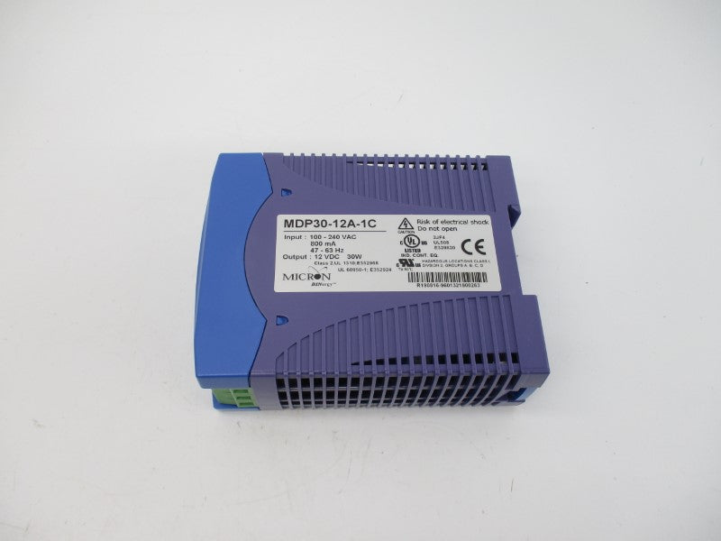 MICRON MDP30-12A-1C 100-240VAC 0.8A NSMP