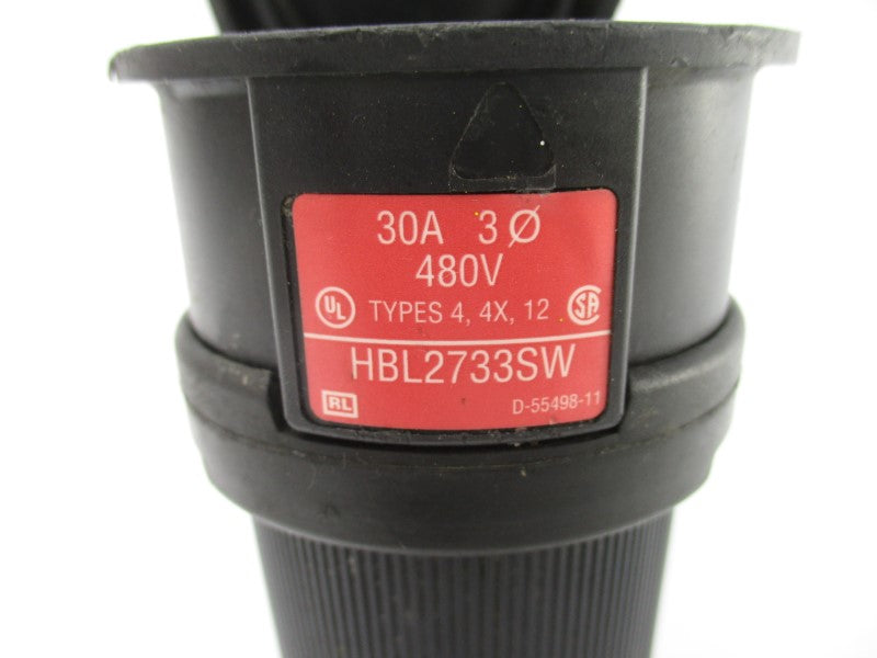 HUBBELL HBL2733SW 480VAC 30A UNMP