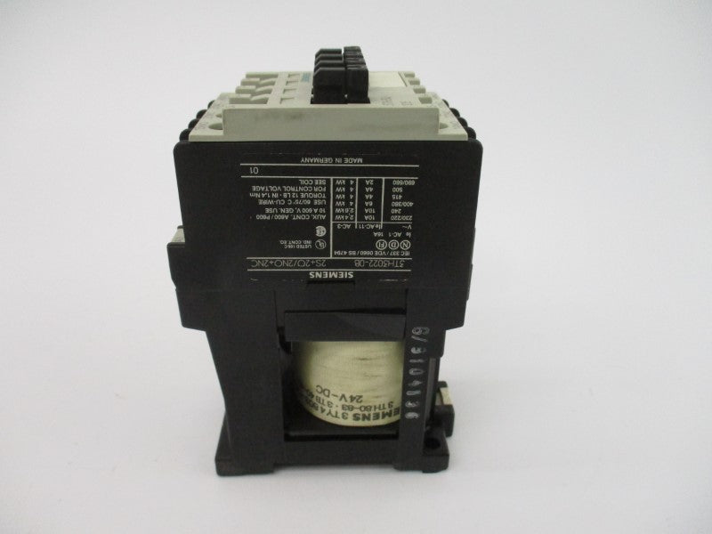 SIEMENS 3TH3022-0BB4 24VDC 16A  NSMP