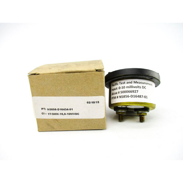 PACIFIC TEST AND MEASUREMENT N5856-D16434-01 0-10MVDC NSMP