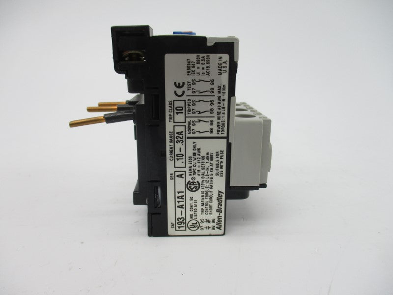 ALLEN BRADLEY 193-A1A1 SER. A 600V 0.1-32A (BR/WH) NSMP
