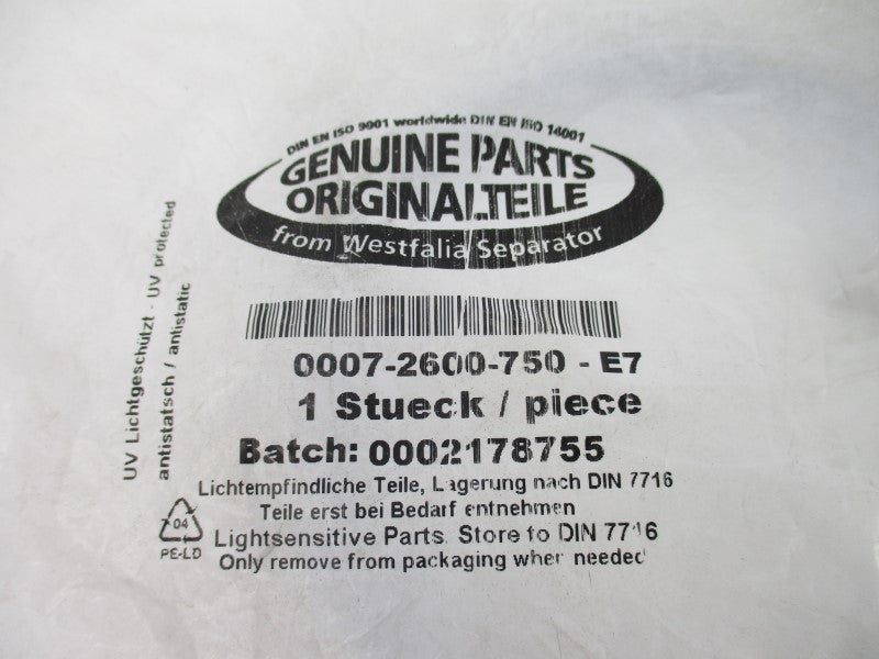 GENUINE PARTS 0007-2600-750-E7 NSMP