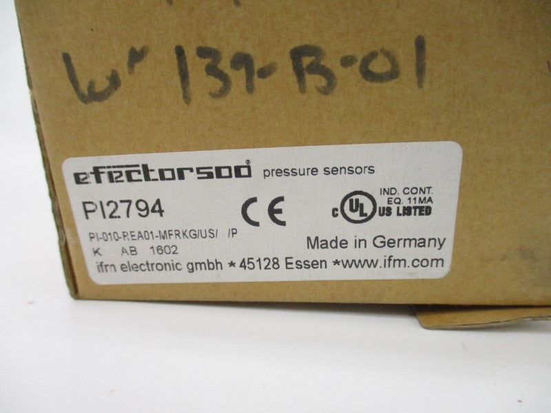IFM EFECTOR PI2794 PI-010-REA01-MFRKG/US//P 20-32V -14.5-145PSI NSMP