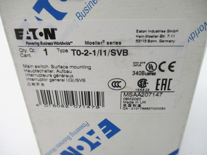 EATON T0-2-1/I1/SVB NSMP