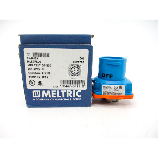 MELTRIC 63-18076 125/250VAC 20A NSMP