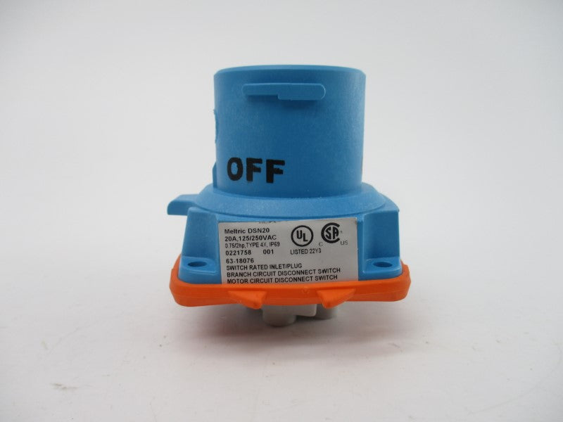 MELTRIC 63-18076 125/250VAC 20A NSMP