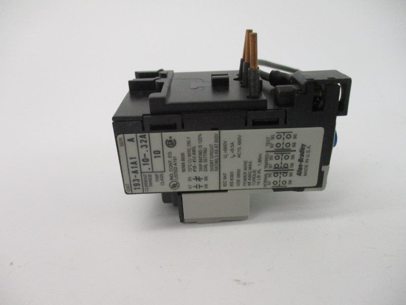 ALLEN BRADLEY 193-A1A1 SER. A 600V .10-.32A (WH) NSMP