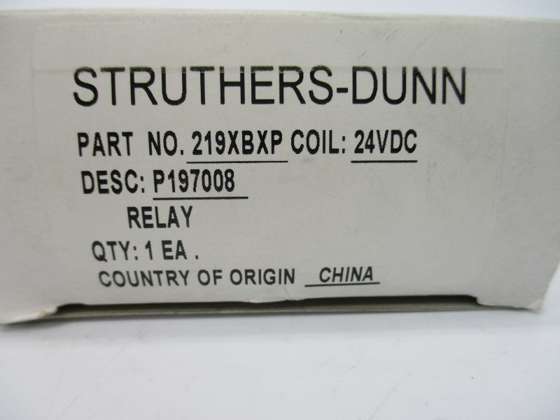 STRUTHERS DUNN 219XBXP 24VDC 10A NSMP