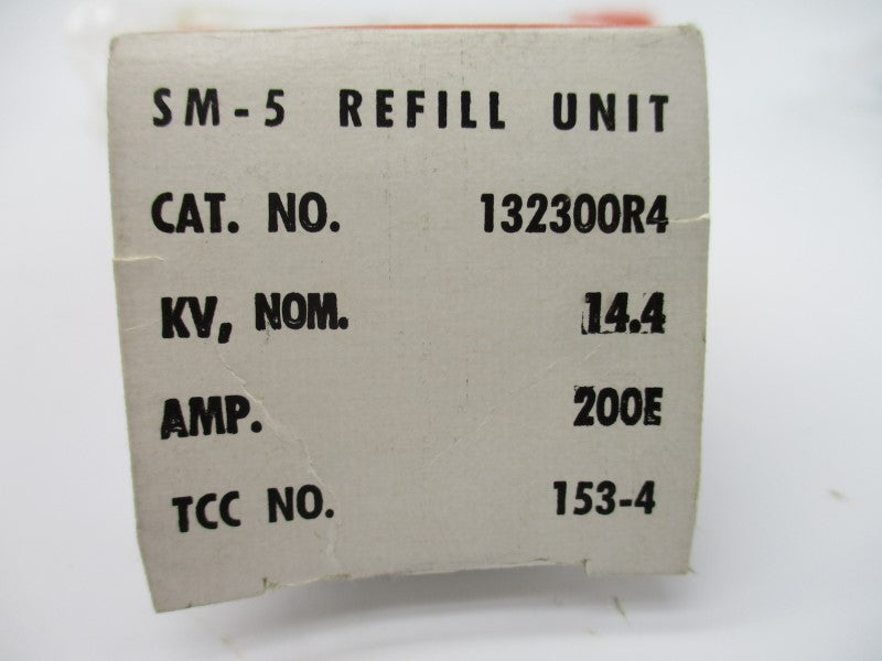 S&C ELECTRIC 132300R4 SM-5 14.4KV 200EA NSMP