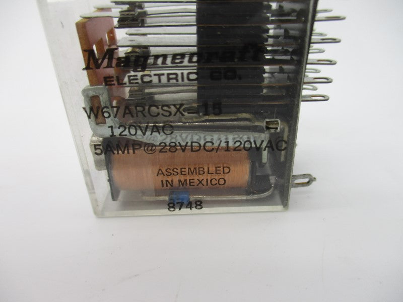 MAGNECRAFT W67ARCSX-15 120VAC 5A NSNP