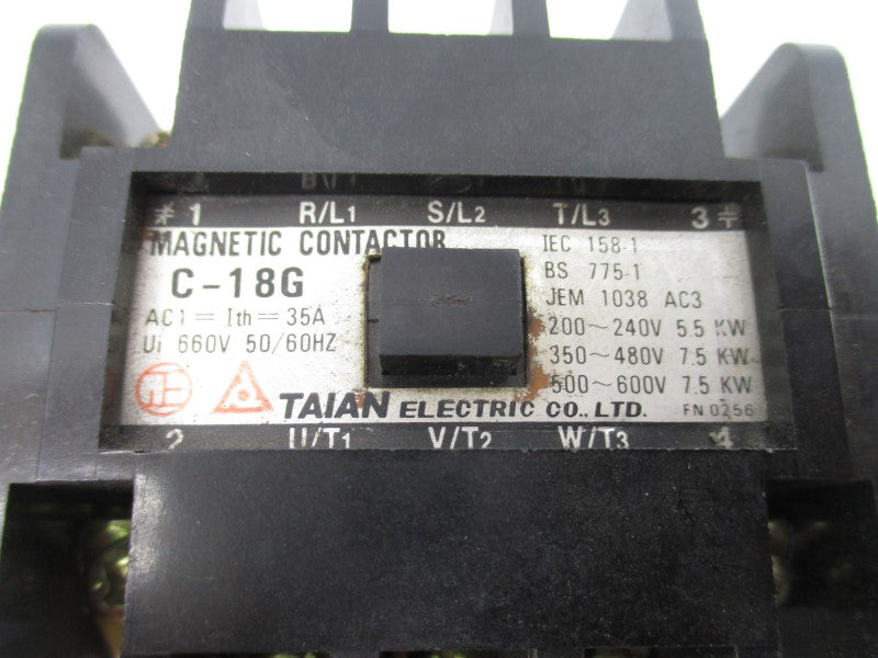 TAIAN ELECTRIC C-18G 100/110V 35A UNMP