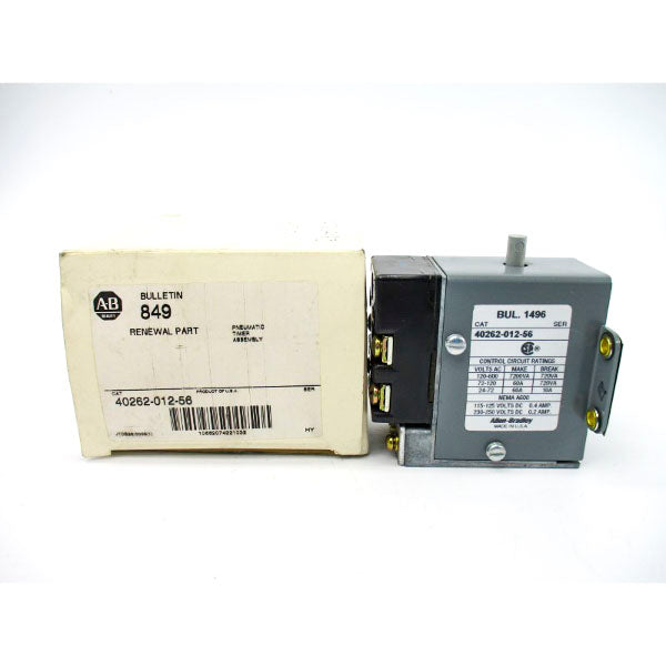 ALLEN BRADLEY 40262-012-56 120-600VAC 60A (WH) NSMP