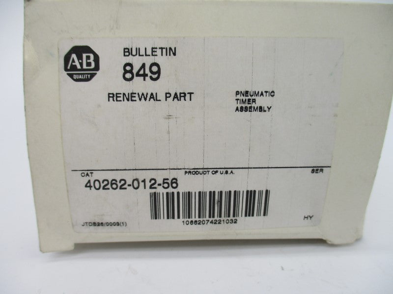 ALLEN BRADLEY 40262-012-56 120-600VAC 60A (WH) NSMP