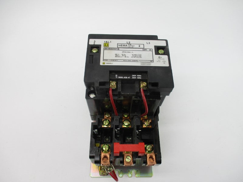 SQUARE D 8536SDO1V03S SER. A 220/240V 52A NSMP