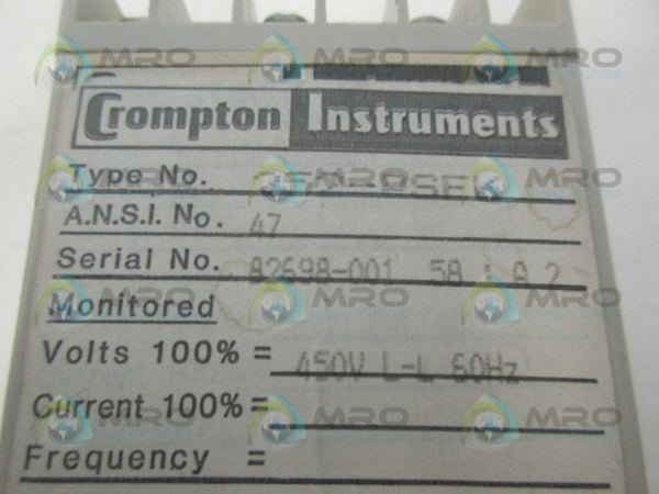 CROMPTON 252-PSEK RELAY UNMP