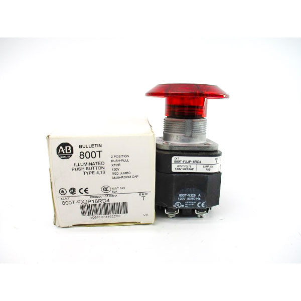 ALLEN BRADLEY 800T-FXJP16RD4 SER. T 120V (WH) NSMP