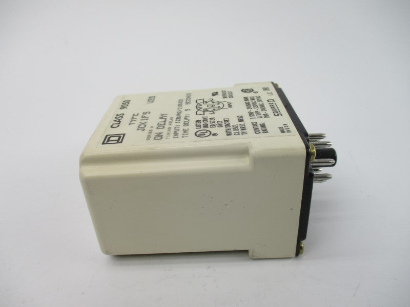 SQUARE D 9050JCK1F5V20 SER. A 120VAC 10A 5S UNMP