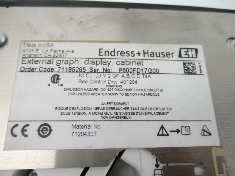 ENDRESS+ HAUSER 71185295 NSNP