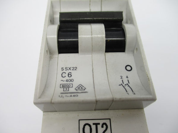 SIEMENS 5SX22C6 400/440V 6A NSNP
