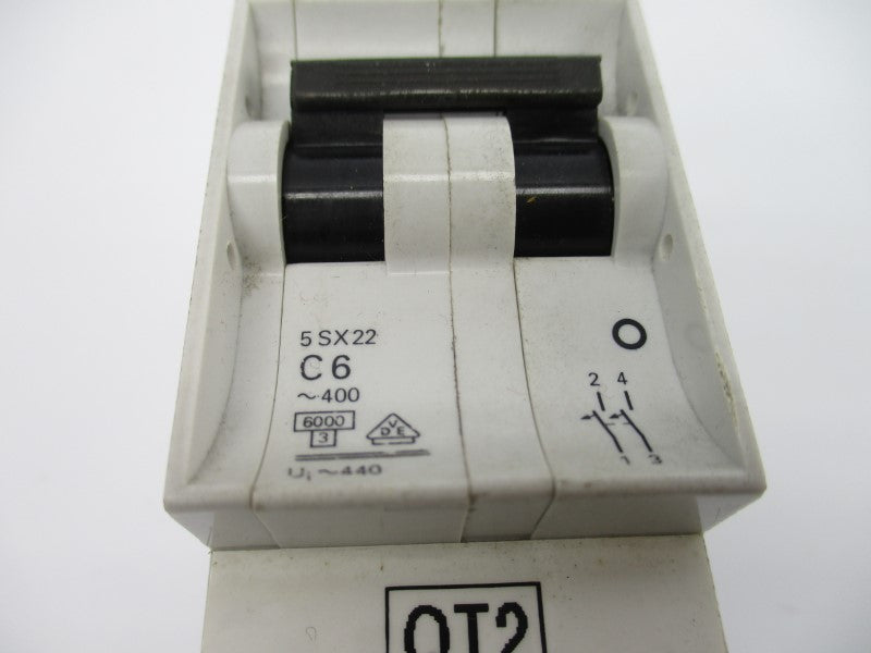 SIEMENS 5SX22C6 400/440V 6A NSNP