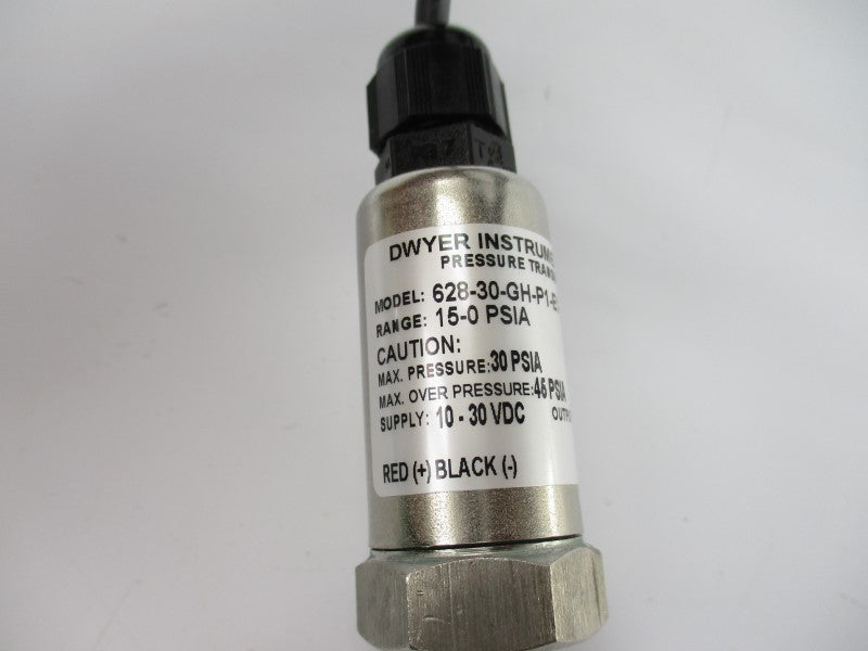 DWYER INSTRUMENTS 628-30-GH-P1-E1-S1 10-30VDC 15-0PSI NSNP