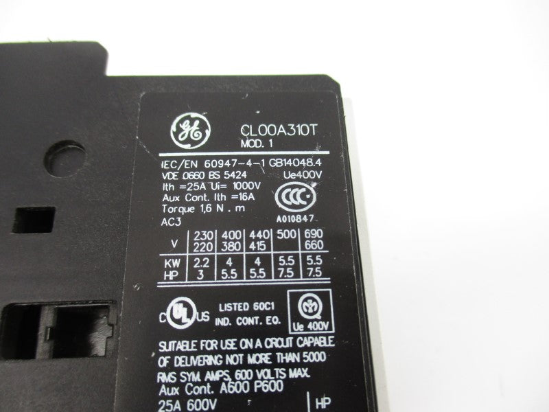 GENERAL ELECTRIC CL00A310T 110/120V 25A (AS PICTURED) NSNP