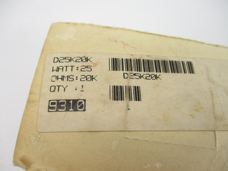 OHMITE D25K20K NSMP