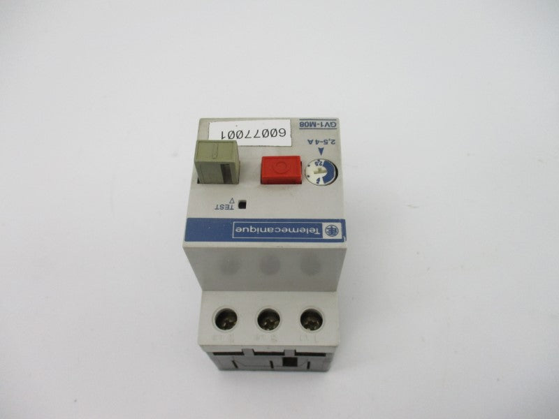 TELEMECANIQUE GV1-M08 440V 2.5-4A (GREY) NSNP