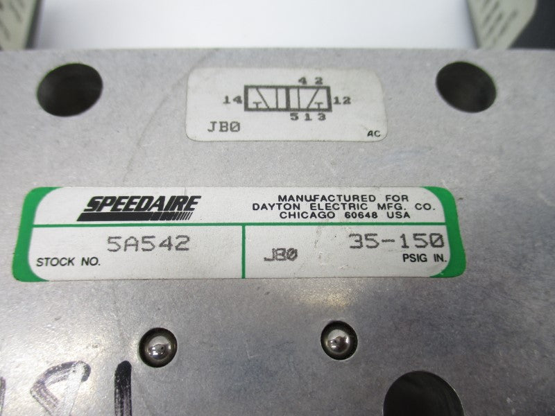 SPEEDAIRE 5A542 110/120V 35-150PSI NSNP