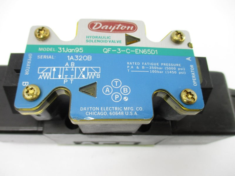 DAYTON QF3CEN65D1 110/120V .46/.48A 5000PSI NSNP